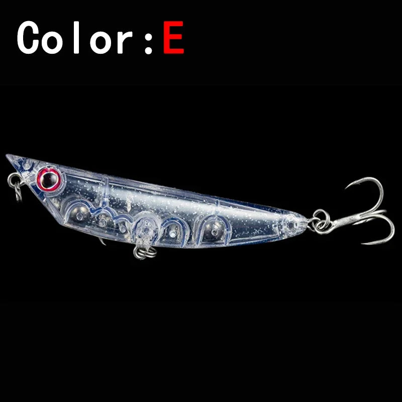 Fishing Lure Bait Swimbait Jerkbait Pencil 80mm 9g Walk Dog Floating Lures Bass bait luer Floating Pencil Surface Stick