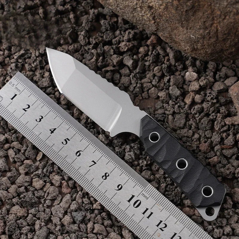 Knife Multi-functional fixed blade knife used at home as a fruit knife can also be used as a camping knife 440C steel outdoor ca