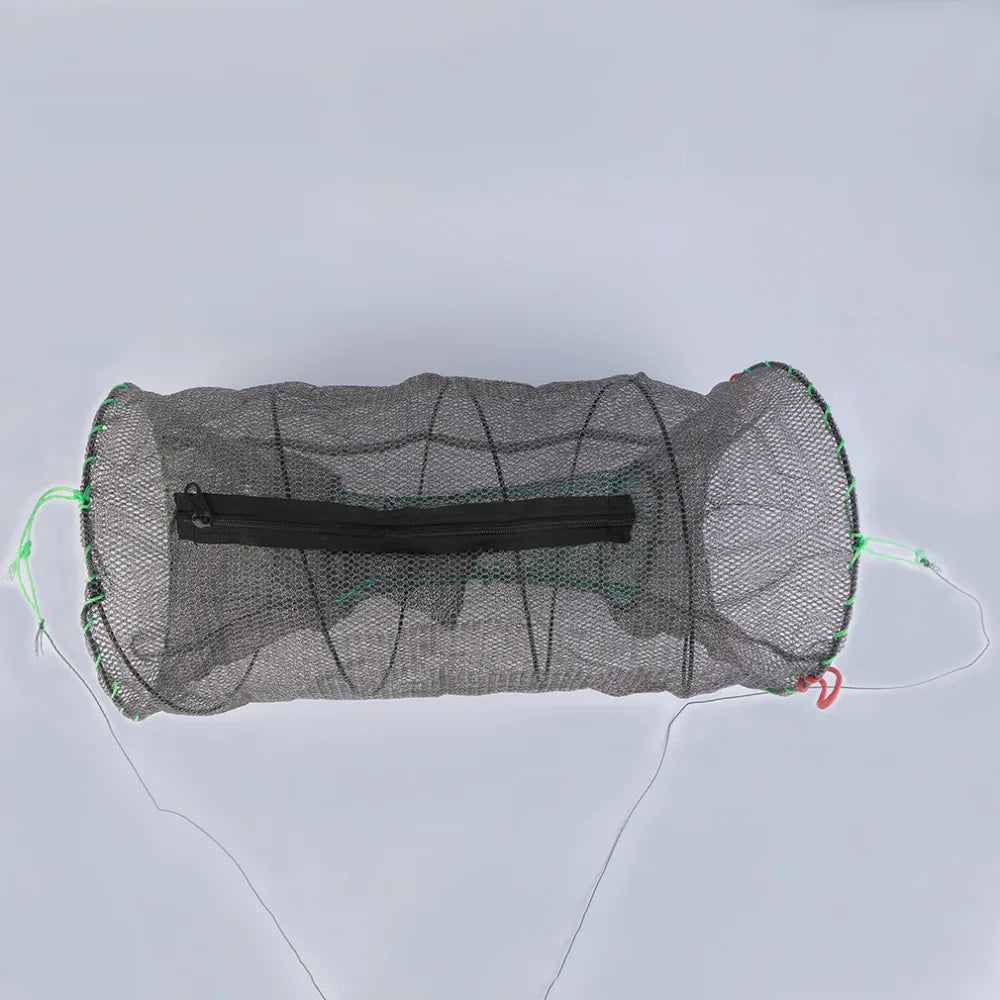 Crab Crayfish Lobster Catcher Pot Trap Fishing Net Eel Prawn Shrimp Live Bait Eel Crab Lobster Minnows Crawfish Net 2 size