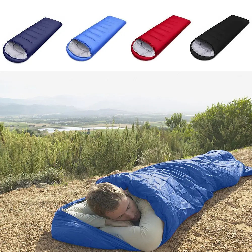 Camping Sleeping Bag Lightweight 4 Season Warm Envelope Backpacking Outdoor Mummy Cotton Winter Sleeping Bag