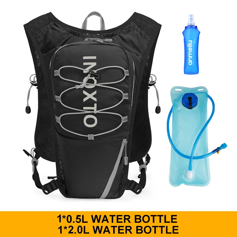 INOXTO 5L Lightweight Running Backpack Hydration Vest Running Bag Suitable for Bicycle Marathon Hiking Ultra-light and Portable