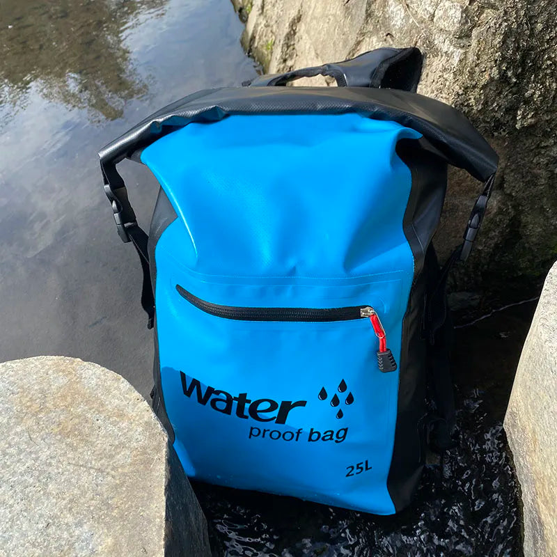 LONGHIKER Waterproof Bag For Kiking Kayaking Boating Canoeing Swimming Camping Water Resistant Backpack