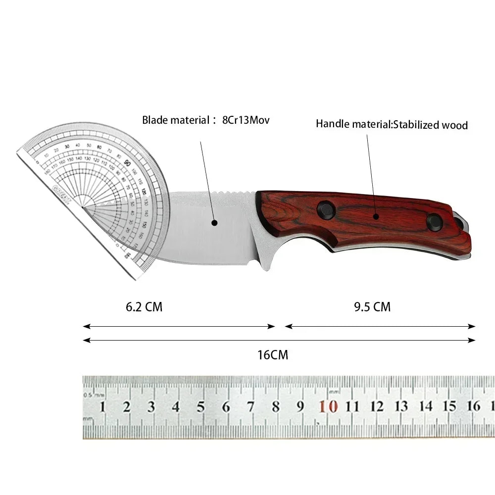 Outdoor Camping Straight Knife BM 15017 EDC Tool with Sheath 8Cr13Mov Blade G10 Handle Bush Hunting Knives