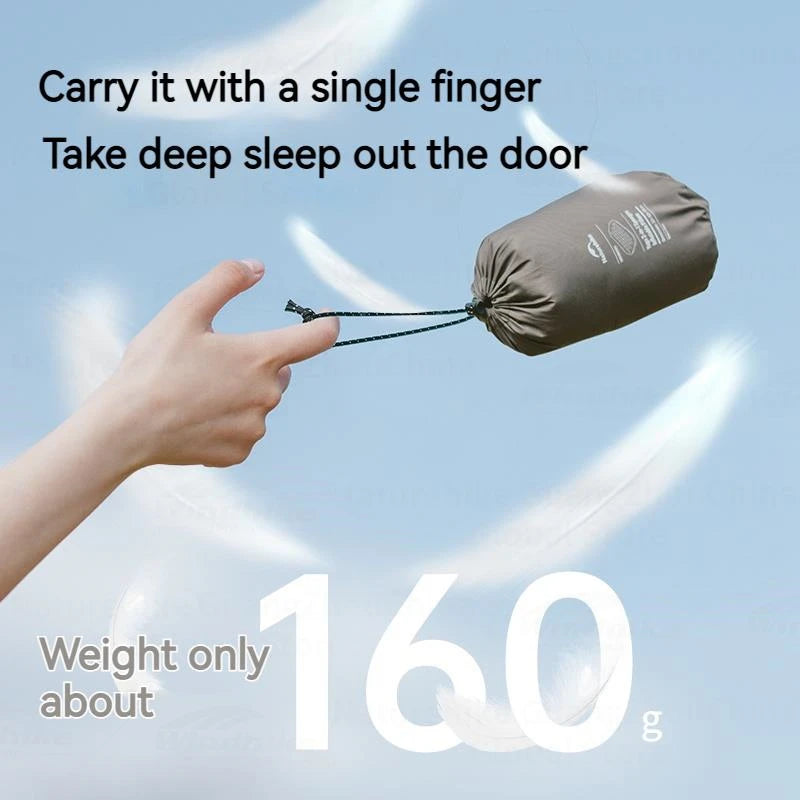 Naturehike Inflatable Pillow 3D Sponge Ultralight 160g for Camping Outdoor Travel Neck Sleeping Silent Self Air Pillow Portable