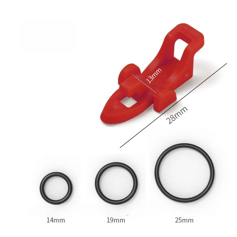 Fishing Hook Secure Keep for Fishing Rod Tool Portable Plastic Rubber Lure Accessories Bait Holder Fishing Accessories