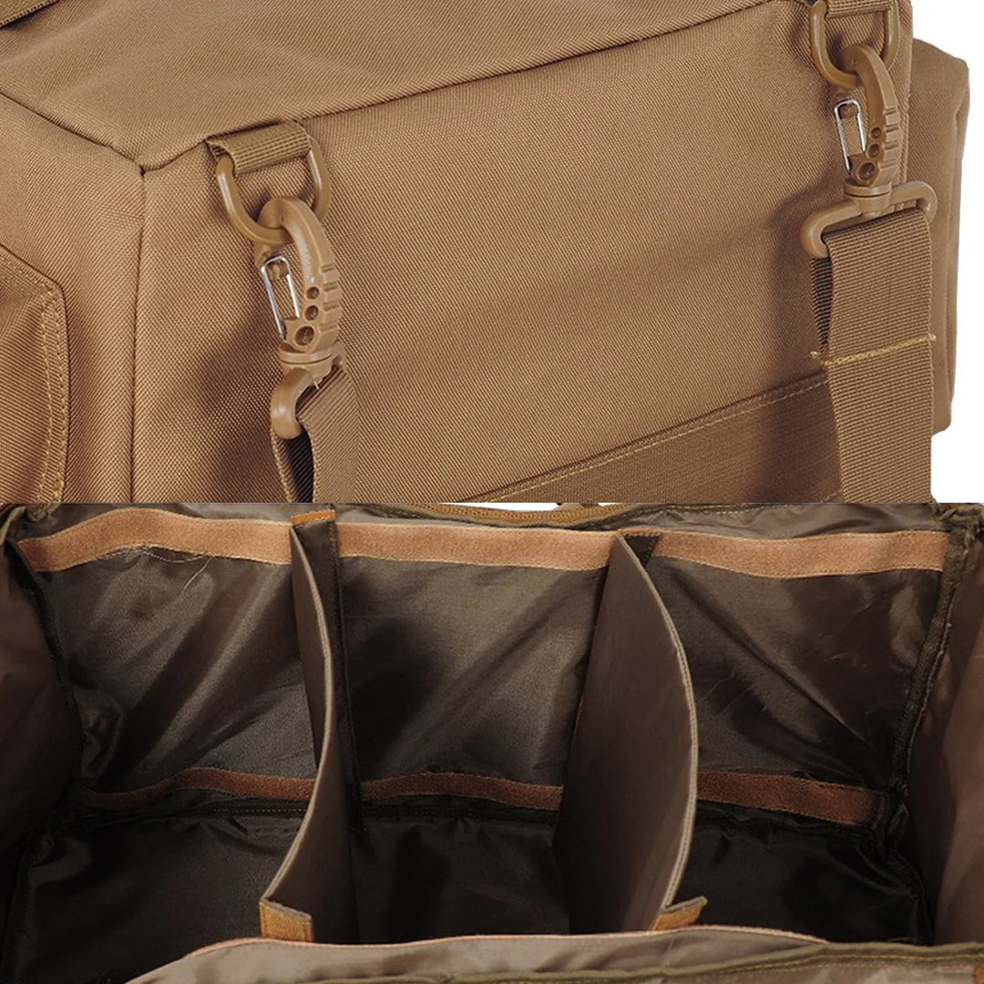 Tactical 55L Camping Bag Backpack Mountaineering Waist Bag Men Travel Outdoor Sports Molle Rucksack Hunting Shoulder Luggage Bag