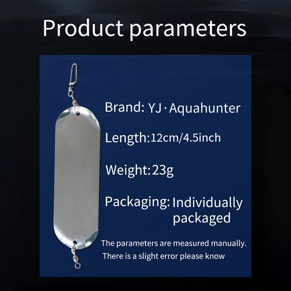 Diving Board Trolling Flasher Salmon Fishing 12cm 23g Metal Flash Boards Dodgers Lure Sea Fishing Long Casting Trout Bass