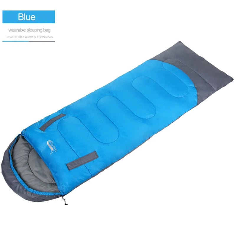 Desert&Fox Wearable Large Sleeping Bag with Arm Holes Adults Sleeping Bags Warm Weather Kids Sleeping Bag for Camping Hiking