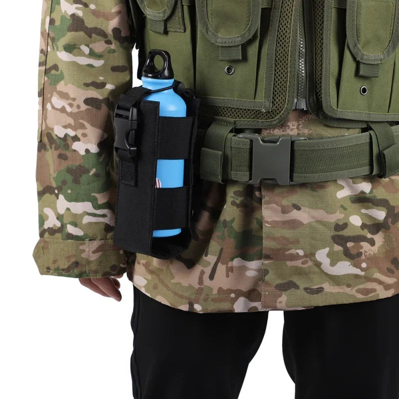 Molle 600D Nylon Water Bottle Pouch Canteen Cover Holster Outdoor Travel Kettle Bag Molle Water Flask