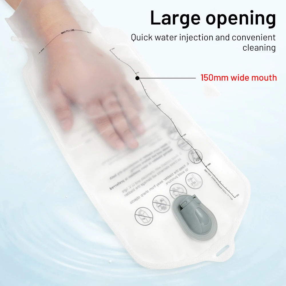 1.5L/2L/3L Hydration Bladder Leakproof Water Reservoir Water Bladder for Hydration Backpack Water Storage Bag for Cycling Runnin