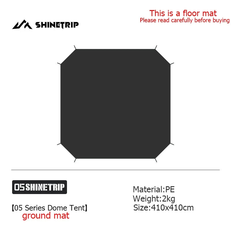 ShineTrip Outdoor Extra Large Camping Shade Tent Family Travel Expandable Space camp Gazebo Rain and Sun Protection Car Tent