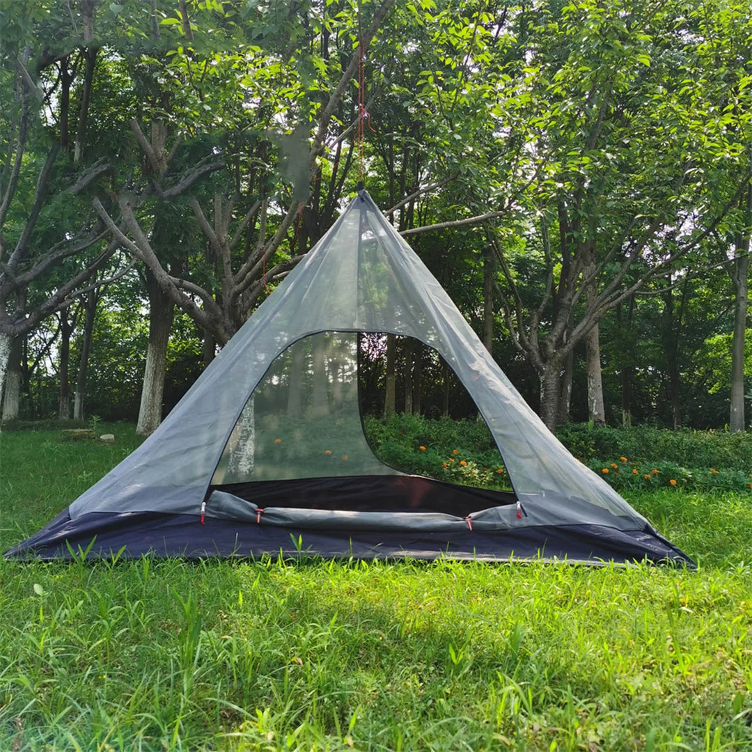 Inner Tent Mesh Tent Camping Mesh Tent Double Side Zippers Outdoor Rope Single/ Double Person Tent (No Rod) Ultralight
