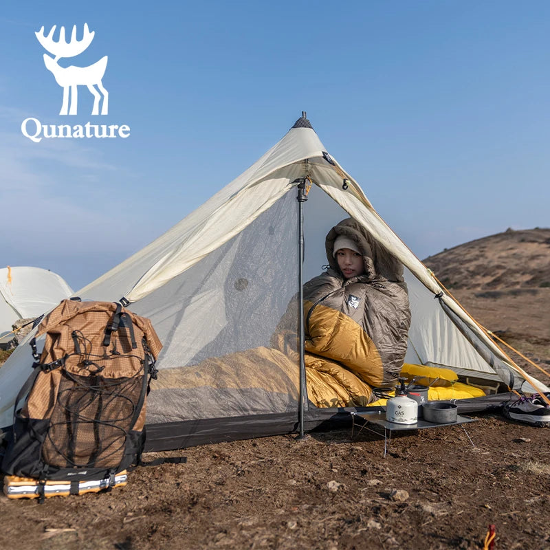 Qunature Inflatable Pillow Outdoor Travel Pillow Lightweight Sleeping Bag Tent Nap Air Cushion Pillow Neck Protection Camping