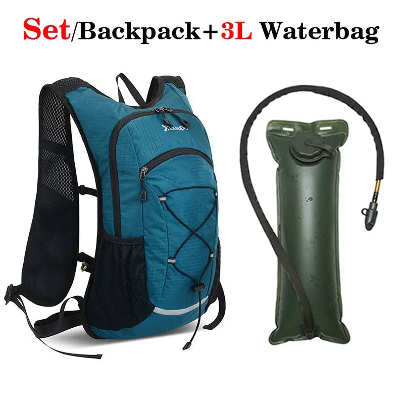 New Bike Riding Water Bag Backpack Portable Waterproof Rucksack Hydration Bag 3L Outdoor Sports Running Inner Bladder Knapsack