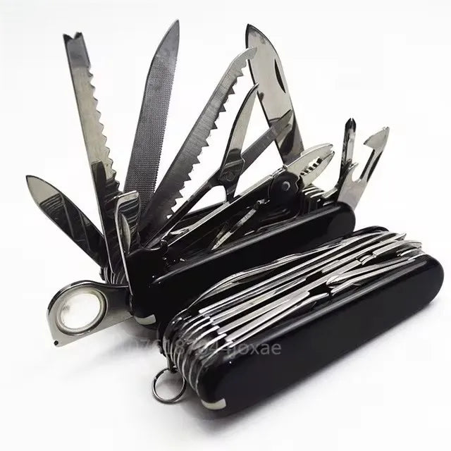 Multifunctional Pocket Knife 30 Basic Functions Multitool Swiss Hand Tools Army Knife Outdoor Camping EDC Gear Survival Knives