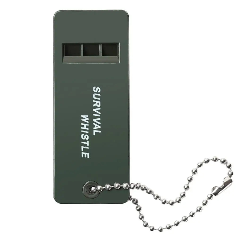 3-Frequency Whistle High Decibel Survival Whistle Outdoor Hiking Camping Whistle 3 Holes Hunting Whistle Emergency Survival Tool