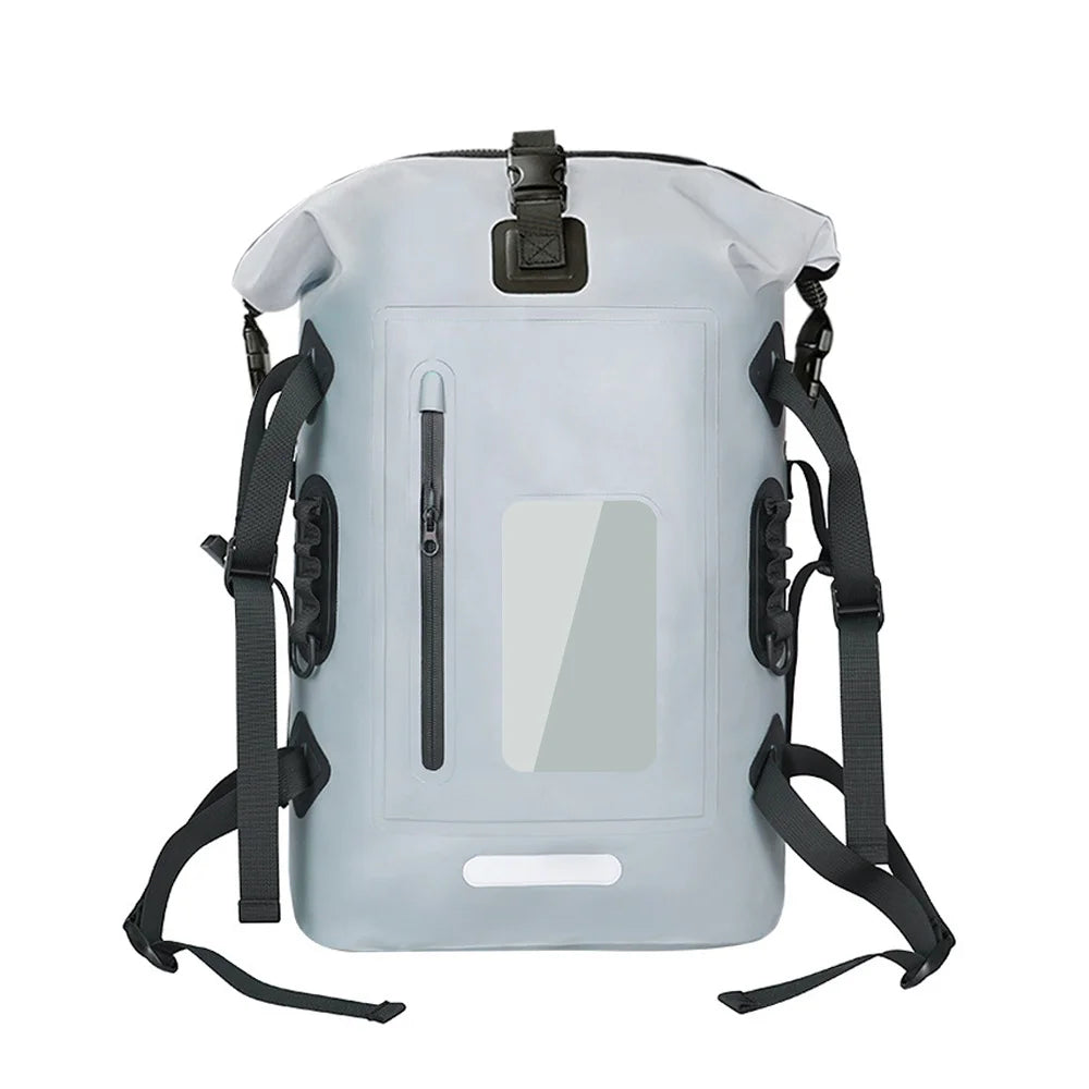 30L Waterproof Dry Bag Fishing Backpack Drift Swimming River Trekking Shoulder Bait Fishing Bucket Gear Diving Rafting Kayak Bag