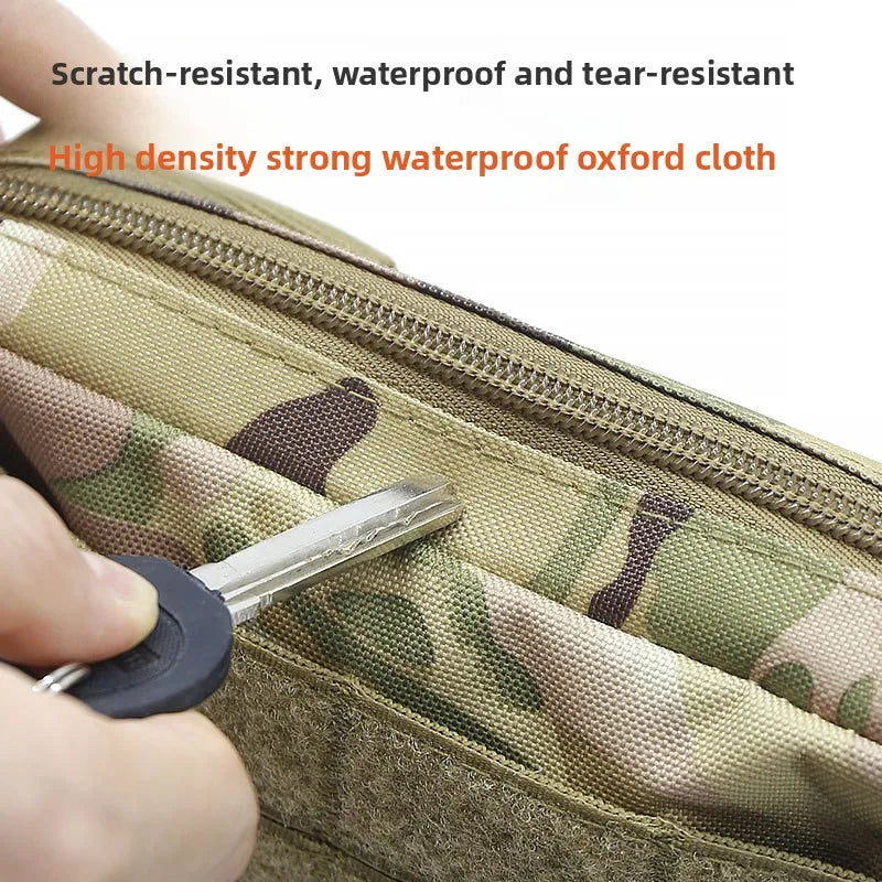EDC Commuter Bag Camo Waist Pack with MOLLE System Outdoor Survival Gear Organizer for Hiking/Camping Everyday Carry Essentials