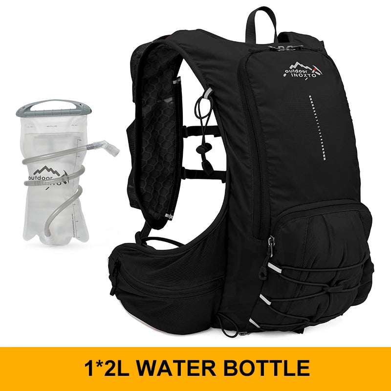 INOXTO lightweight men's and women's hydration backpack 15L, cycling backpack, off-road motorcycle mountaineering trail running
