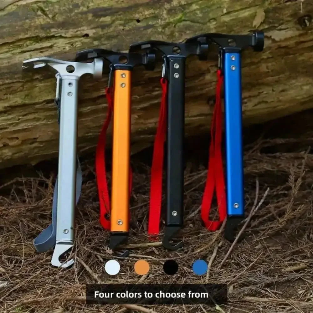 Professional Ultralight Camping Hammer - Survival Tool for Hiking, Mountaineering with Shockproof Grip, Portable Outdoor Gear