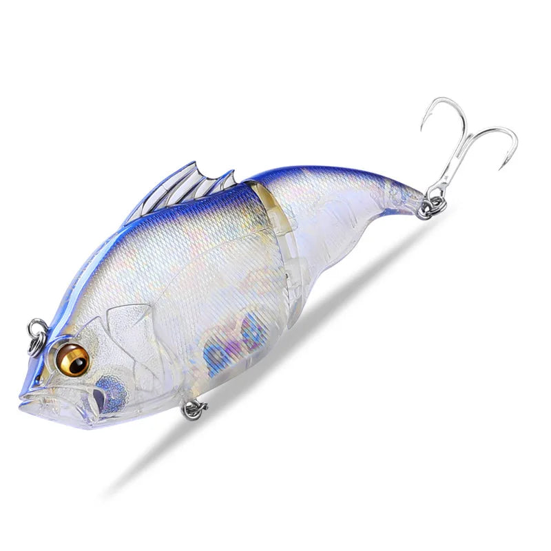 Pike Fishing Vatalion 115mm Vibration Jointed Bait Swimbait Bass Lure 41/43g Fishing Lure Floating  Vatalion 115F Leurre