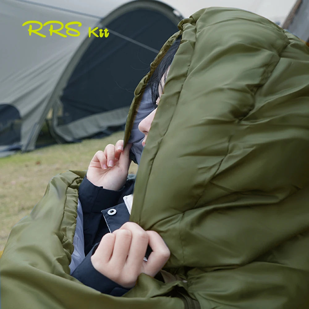 1.8/2.4/3KG Thickened and Widened Winter Sleeping Bag -5 ℃ -15 ℃ Cold-proof Waterproof and Warm Outdoor Cotton Sleeping Bag