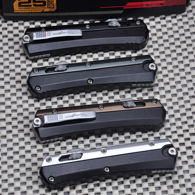 Glykon SERIES MINI MICRO Tactical OTF TECH M390 Steel Zinc Alloy Handle Outdoor Camping Self Defense Pocket Knives EDC Tools