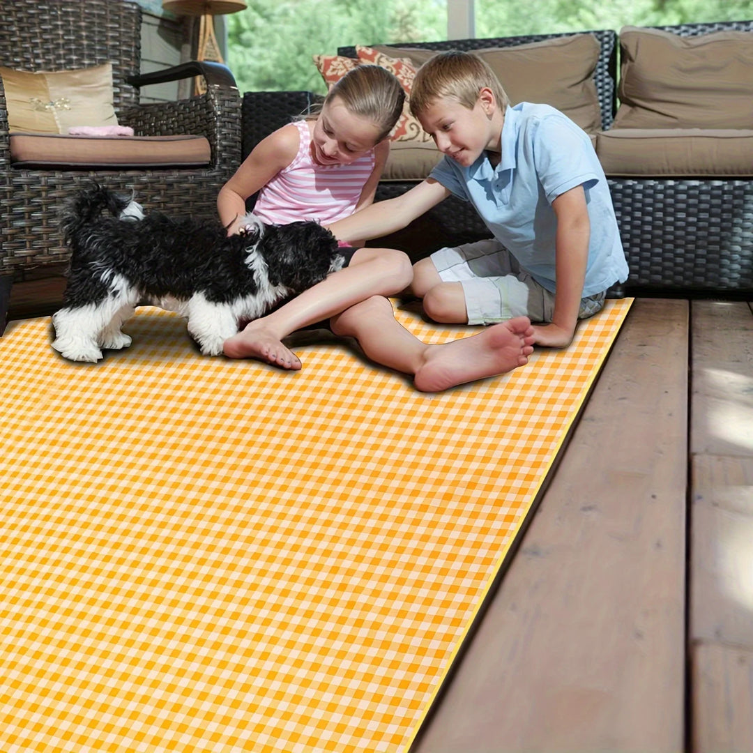 Outdoor Picnic Mat, 79 "x79" Oversized Picnic Blanket, Foldable Beach Blanket, Camping Park Portable Picnic Mat