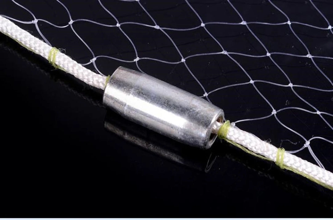 Finefish USA Cast Net Height 1.2--2.4M With Steel Sinker Outdoor Hand Throw Network 1.5X1.5CM Small Mesh Catch Fishing Nets