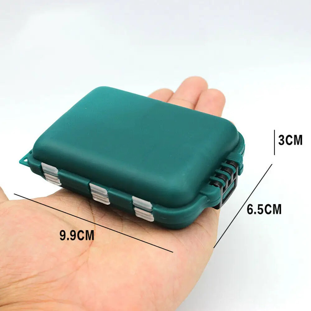 Fishing Tackle Box 10 Compartments Fishing Lure Bait Hook Storage Case Fishing Organizer Tools Accessories