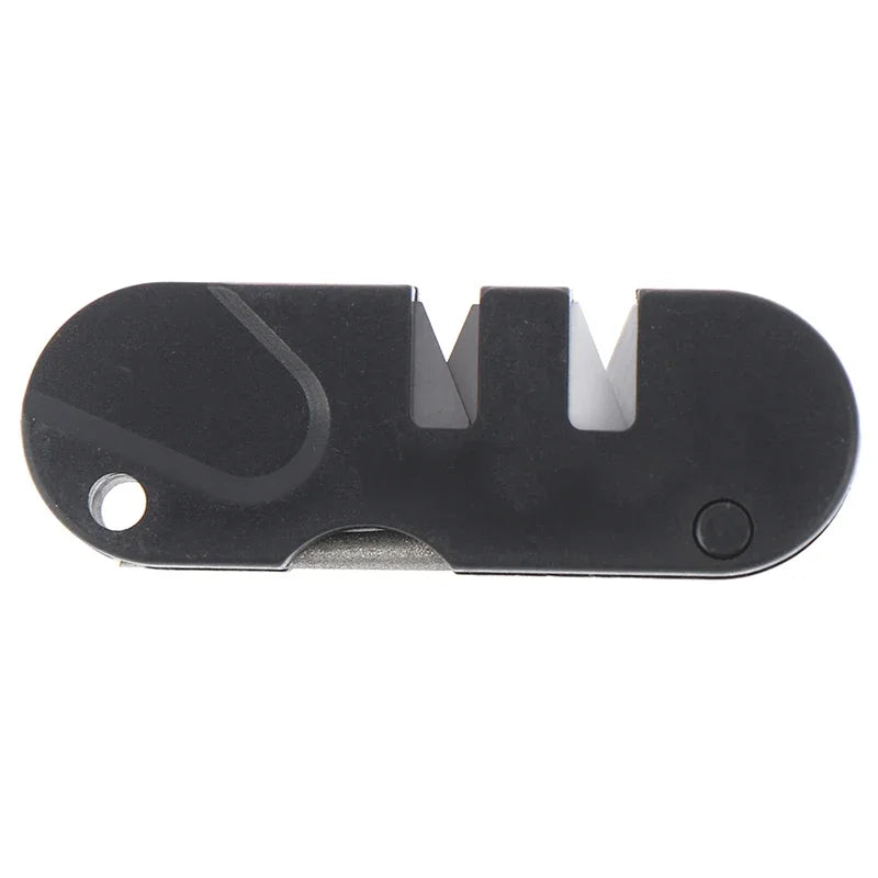 Portable Tungsten Ceramic Carbide Knife Whetstone Sharpener Tool Camp outdoor Knife sharpener