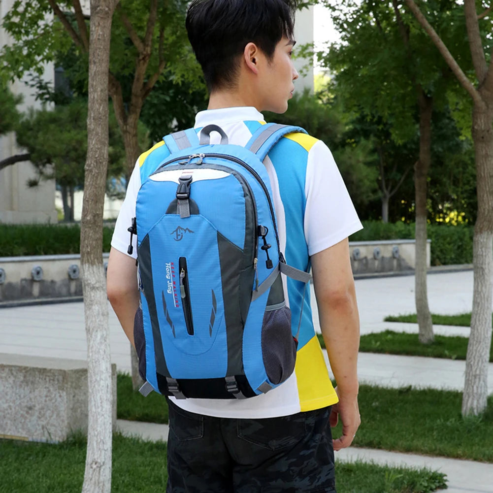 40L Travel Backpack Men and Women Outdoor Mountaineering Hiking Storage Bag Fashion Lightweight Camping Luggage Bags