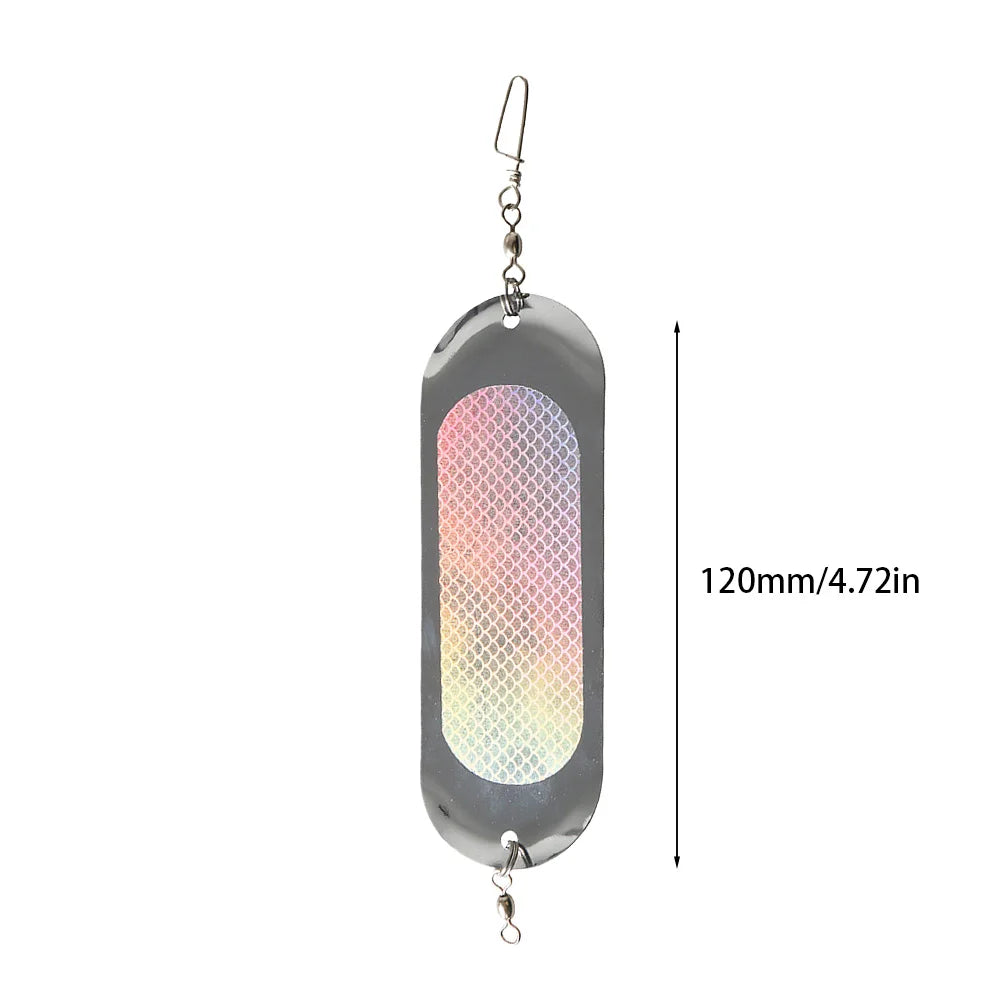 Diving Board Trolling Flasher Salmon Fishing 12cm 23g Metal Flash Boards Dodgers Lure Sea Fishing Long Casting Trout Bass