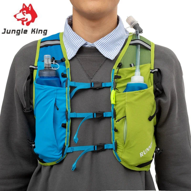 JUNGLE KING 15L Trail Running Backpack Lightweight Hydration Pack Outdoor Sports Rucksack for Ultra Trail Run Cycling Hiking Bag