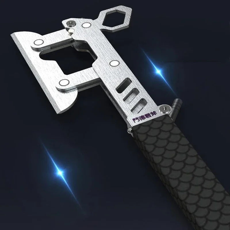 Outdoor EDC Tactical Axe Telescopic Vehicle Self-defense Camping Axe Car Emergency Tools