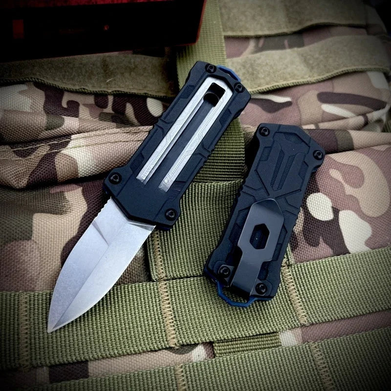 KS 1190 Utility Folding Knife 440C Blade Nylon Fiber Handle Outdoor Camping Hiking Combat Self-defense Tactics Hunting Knives