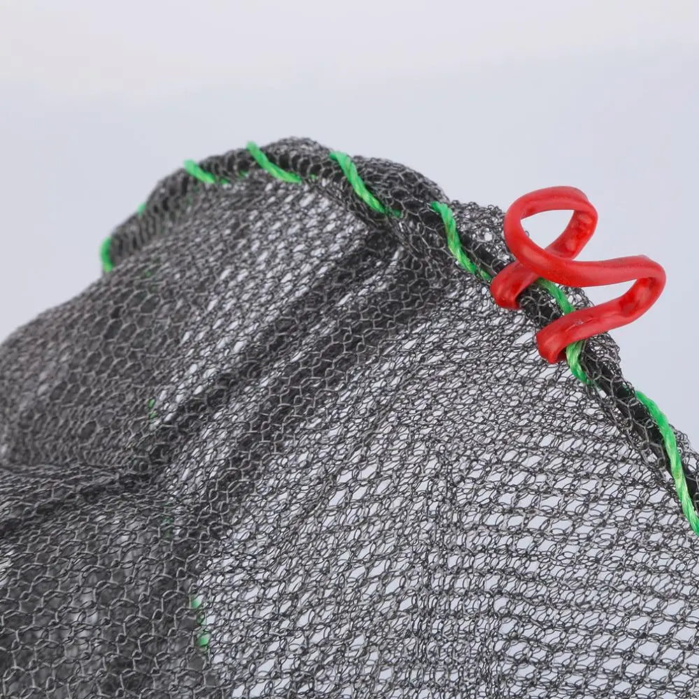 Crab Crayfish Lobster Catcher Pot Trap Fishing Net Eel Prawn Shrimp Live Bait Eel Crab Lobster Minnows Crawfish Net 2 size