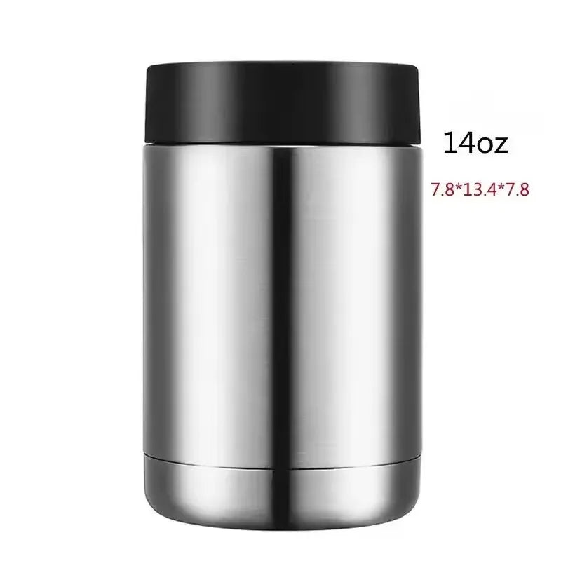 Stainless Steel Beer Bottle Can Cooler Double Layer Insulated Keep Beer Cola Drink Beverage Cold Keeper with Bottle Opener