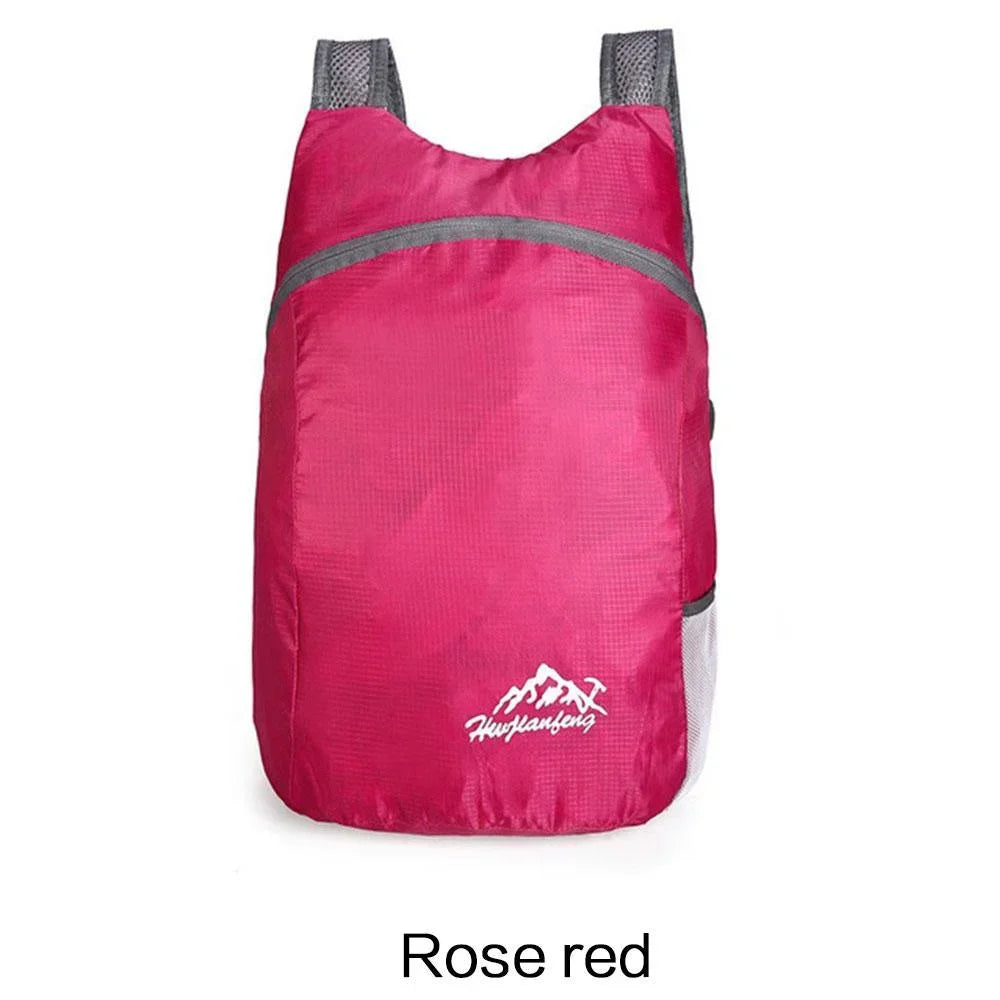 Outdoor Sports Backpack Foldable Waterproof Backpack Ultra Light Portable Travel Bag Suitable for Camping, Running, Fitness