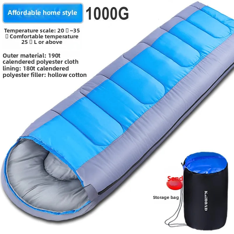 Outdoor sleeping bags adult camping adult camping warm cotton sleeping bags practical ways to ensure quality all the year round.