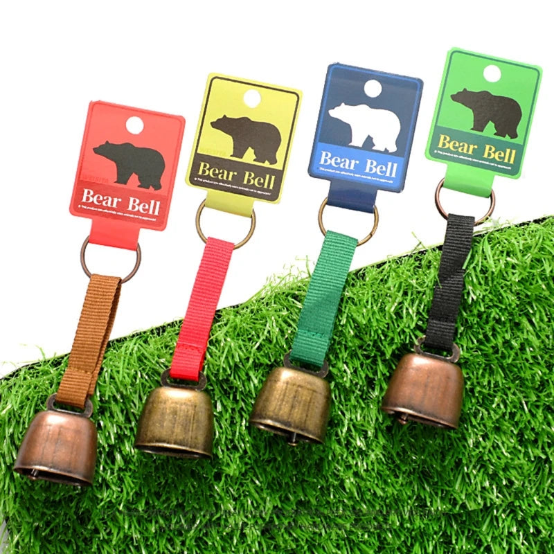 Loud Bear Bell Hiking Gear Alloy Bear Bells for Survival Hiking Biking Fishing