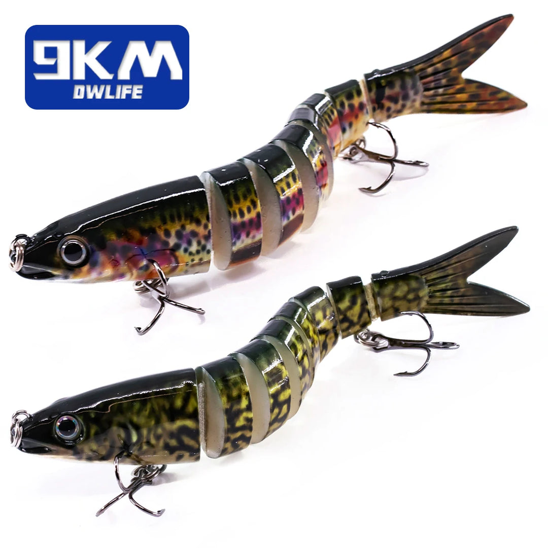 Fishing Lures for Bass Trout Topwater Fishing Lure Multi Jointed Lifelike Swimbait Slow Sinking Hard Baits Freshwater Seawater