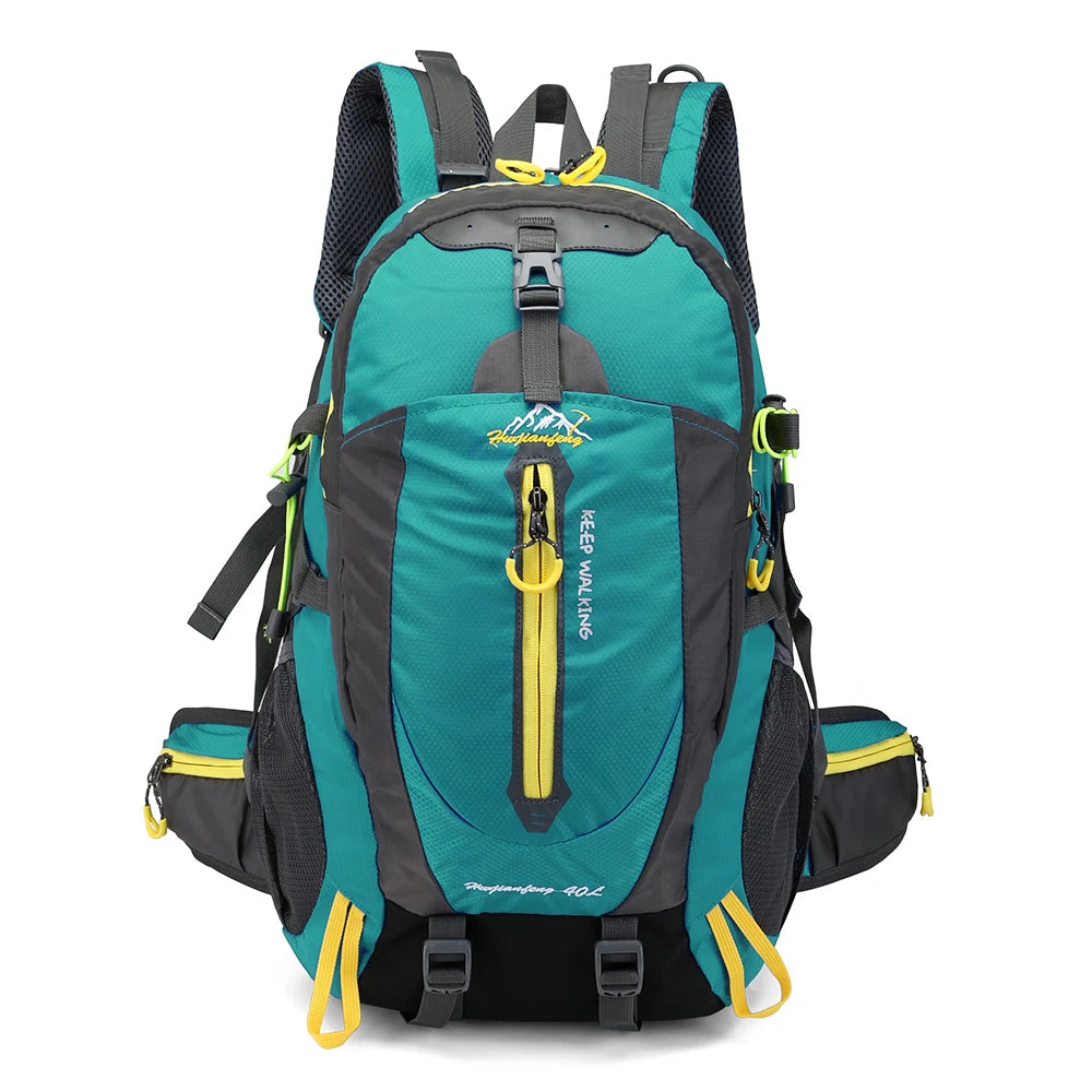 40L Water Resistant Travel Backpack Camping Hiking Laptop Daypack Trekking Climbing Back Bags For Men Women Hiking Supplies