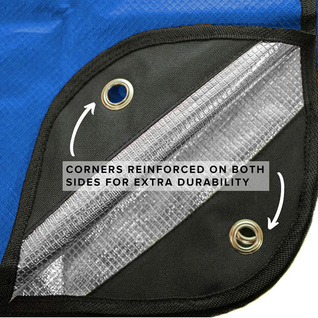 Heavy Duty Emergency Blanket Survival Gear Waterproof Insulated Blanket Emergency Tarp for Camping, Hiking, Bushcraft