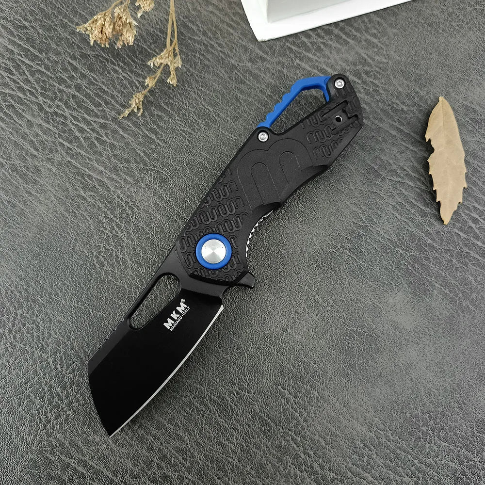 MKM-Maniago F0332 Multi-porpose Liner Lock Hunting EDC Pocket Knife 8Cr13 Blade Survival Camping Folding Knife Nylonfiber Handle
