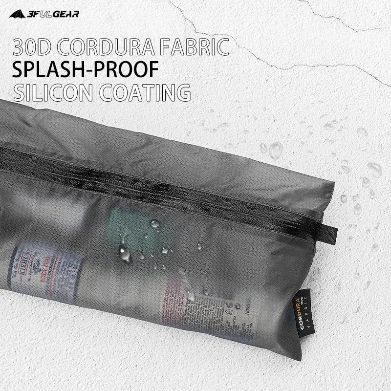 3F UL GEAR Wear-resistant Finishing Bag Ultralight Stuff Sack Multipurpose Sundries Bag A Toiletries Bag Storage Bag Splashproof