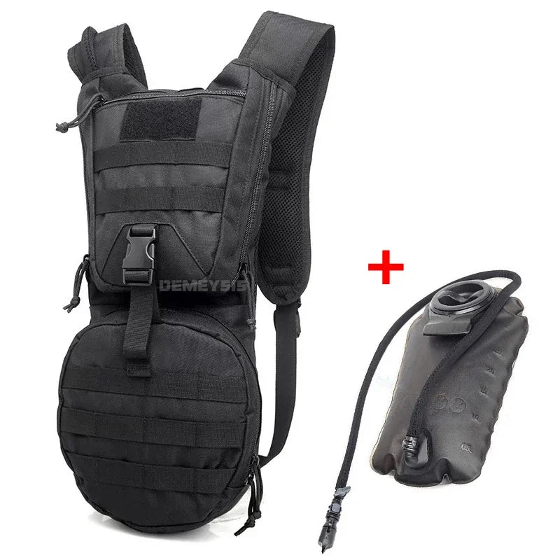 Outdoor Water Bladder Backpack Tactical Combat Training 3L Hydration Water Bladder Bags Hunting Hiking Mountaineering Water Bag