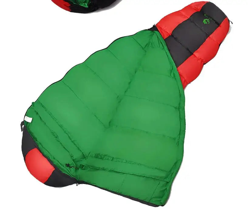 Jungle King CY0901 Thickening Fill Four Holes Cotton Sleeping Bags Fit for Winter Thermal 4 Kinds of Thickness Camping Travel