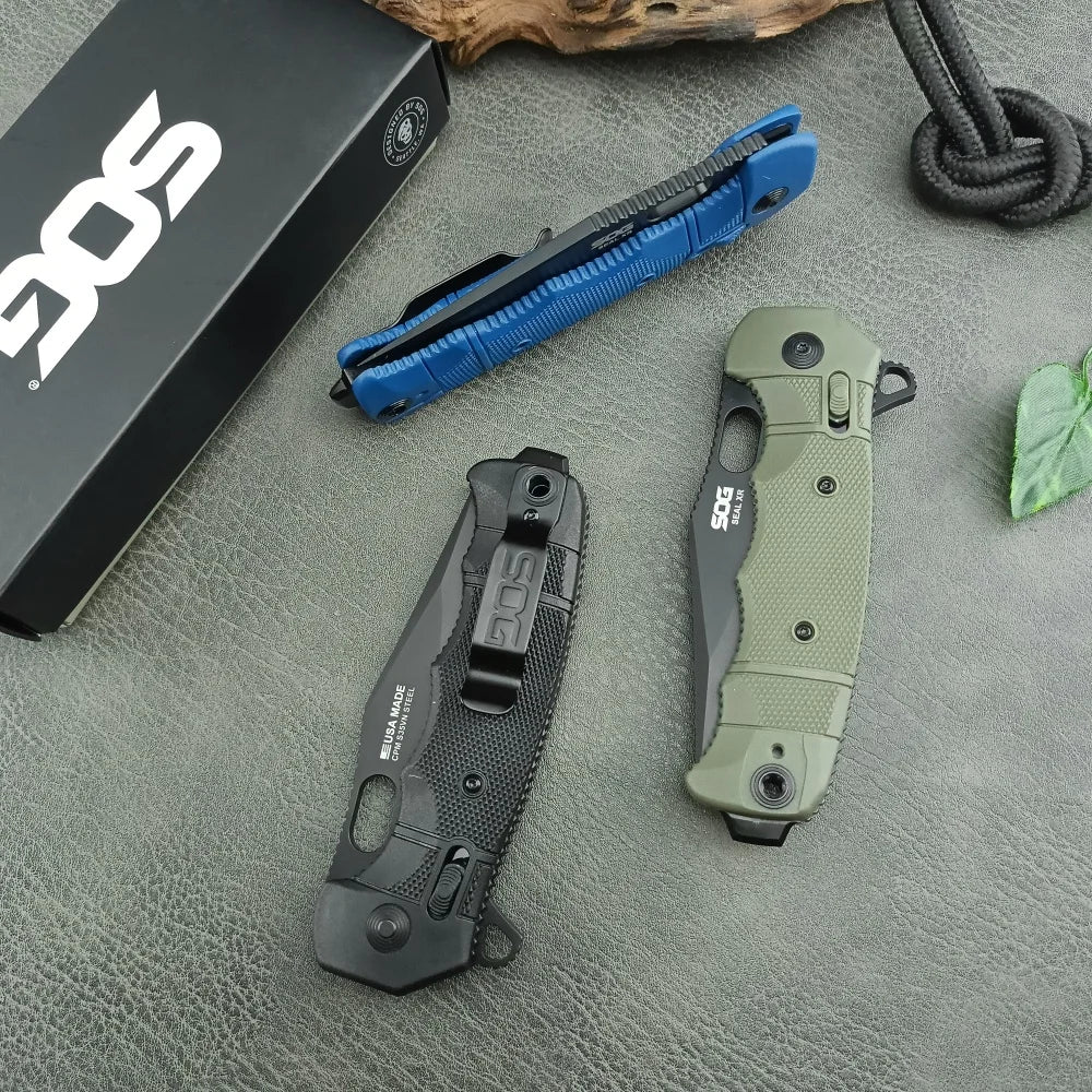 SEAL XR Folding knife Outdoor versatile EDC tool Folding knife Camping Hiking Tactical knife Hunting knife Self-defense knife
