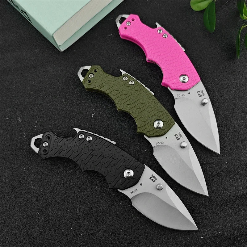 Carry KS3800 Multi functional Pocket Knife Camping Fishing Cutting Survival Nylon Fiberglass Handle Tool EDC Hunting Tool Knife